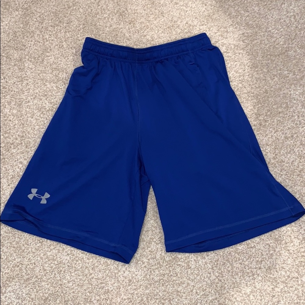 Blue Under Armour Basketball/Running Shorts (M)
